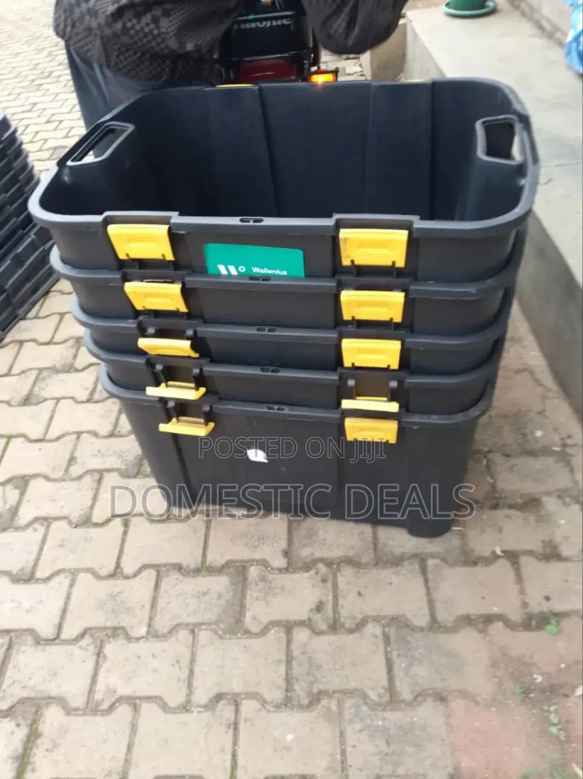 Addis 150l Roughtote Storage Box Black
