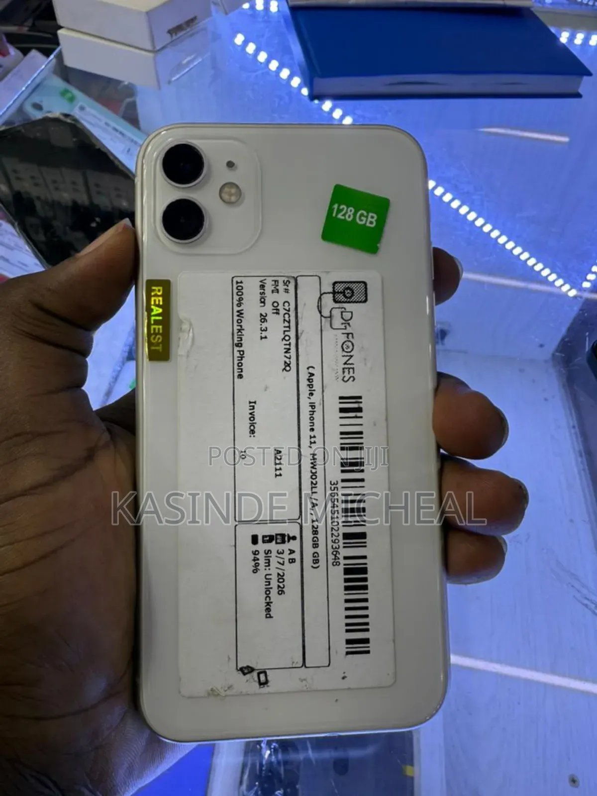 Apple iPhone 11 128 GB White