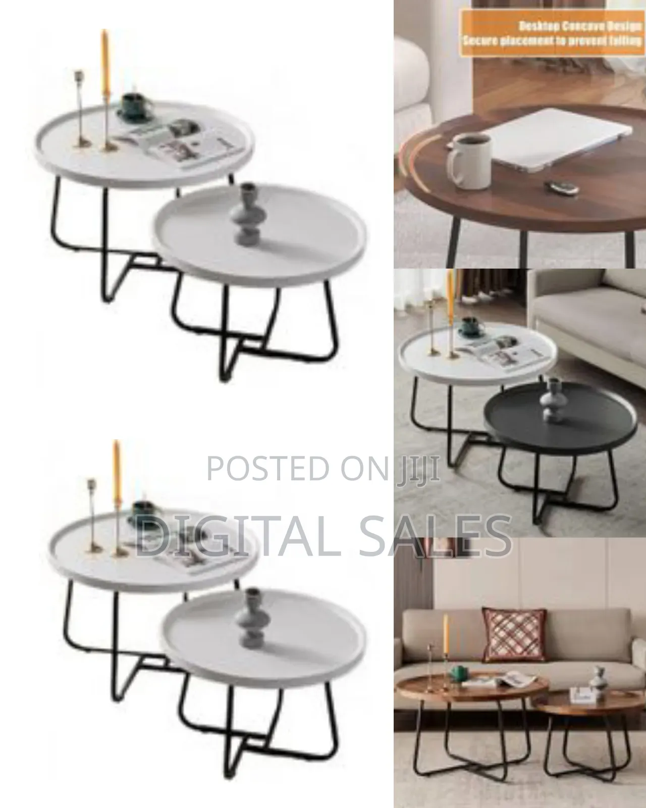 Industrial Rustic Wood Coffee Table