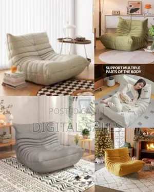 Lazy Floor Velvet Lounge Sofa Fireside Chair