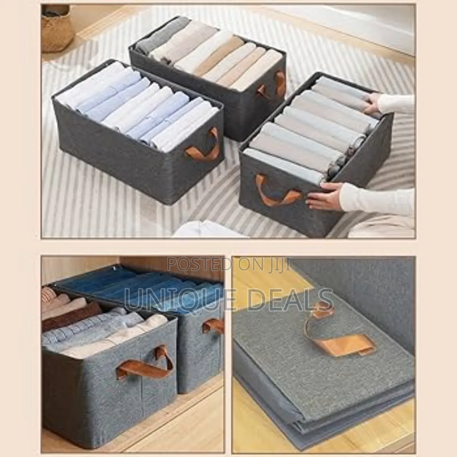 6 PCS Foldable Storage Boxes