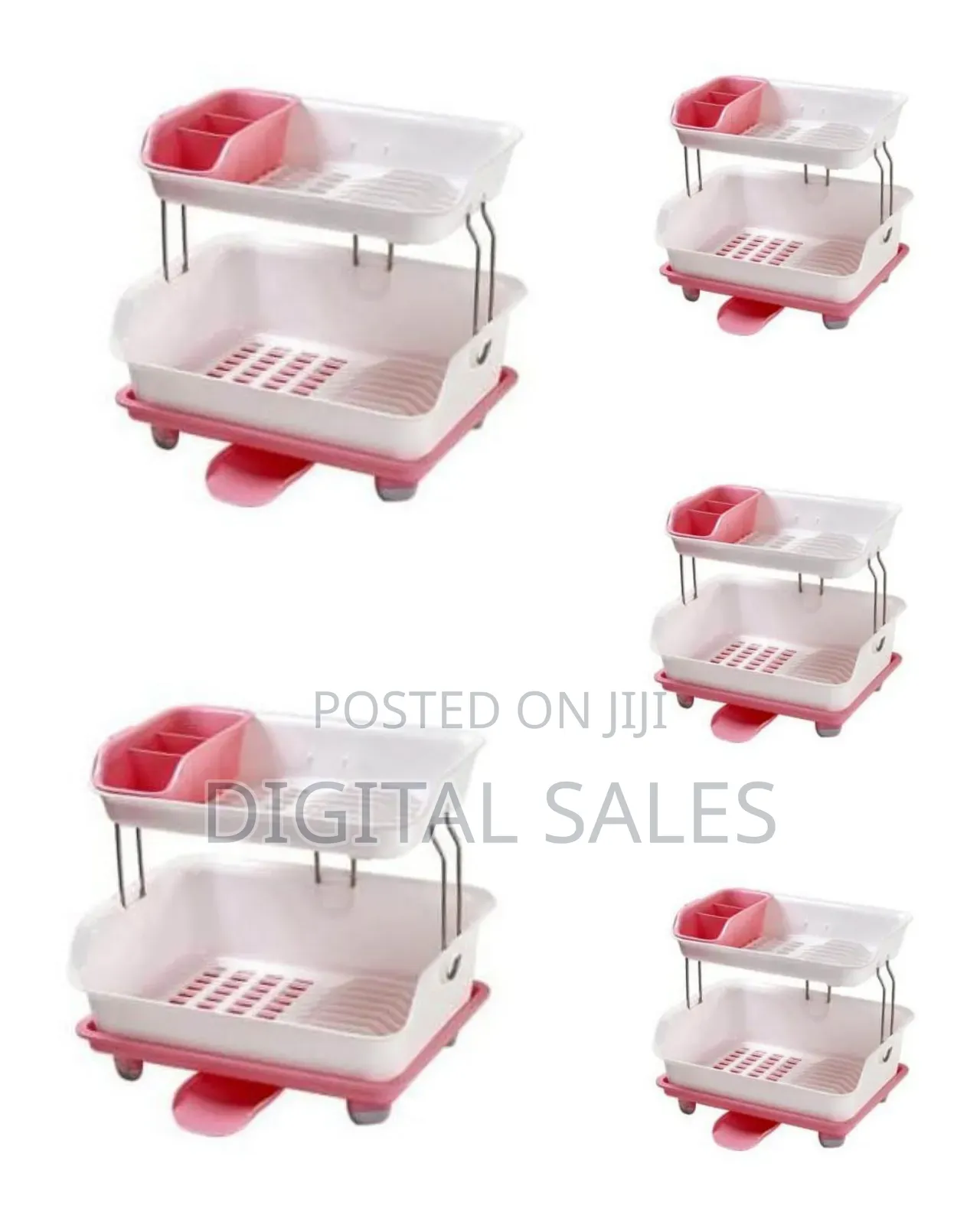 Multi-Purpose Dish Drying Draining Rack Storage Organizer