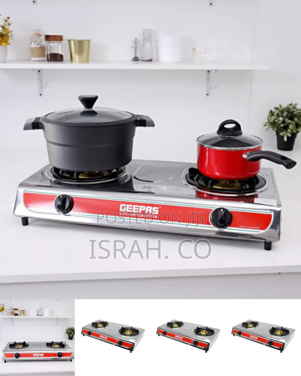 Stainless Steel Gas Stove With Automatic Ignition System
