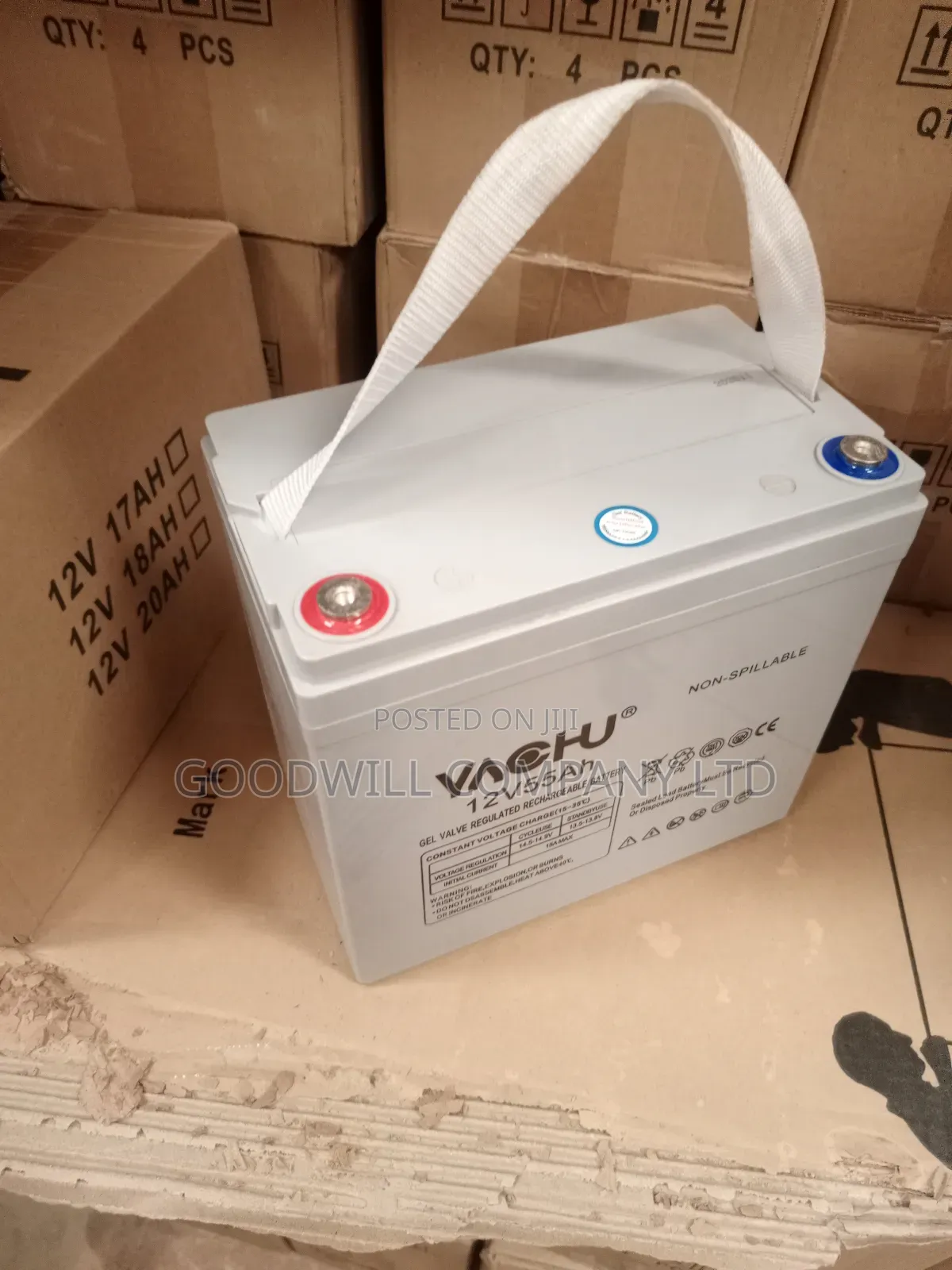 55ah 12v Yachu Battery