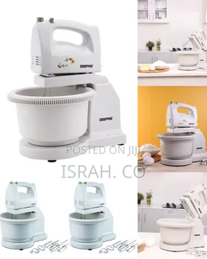 Geepas 250w Hand Mixer With Stand Bowl