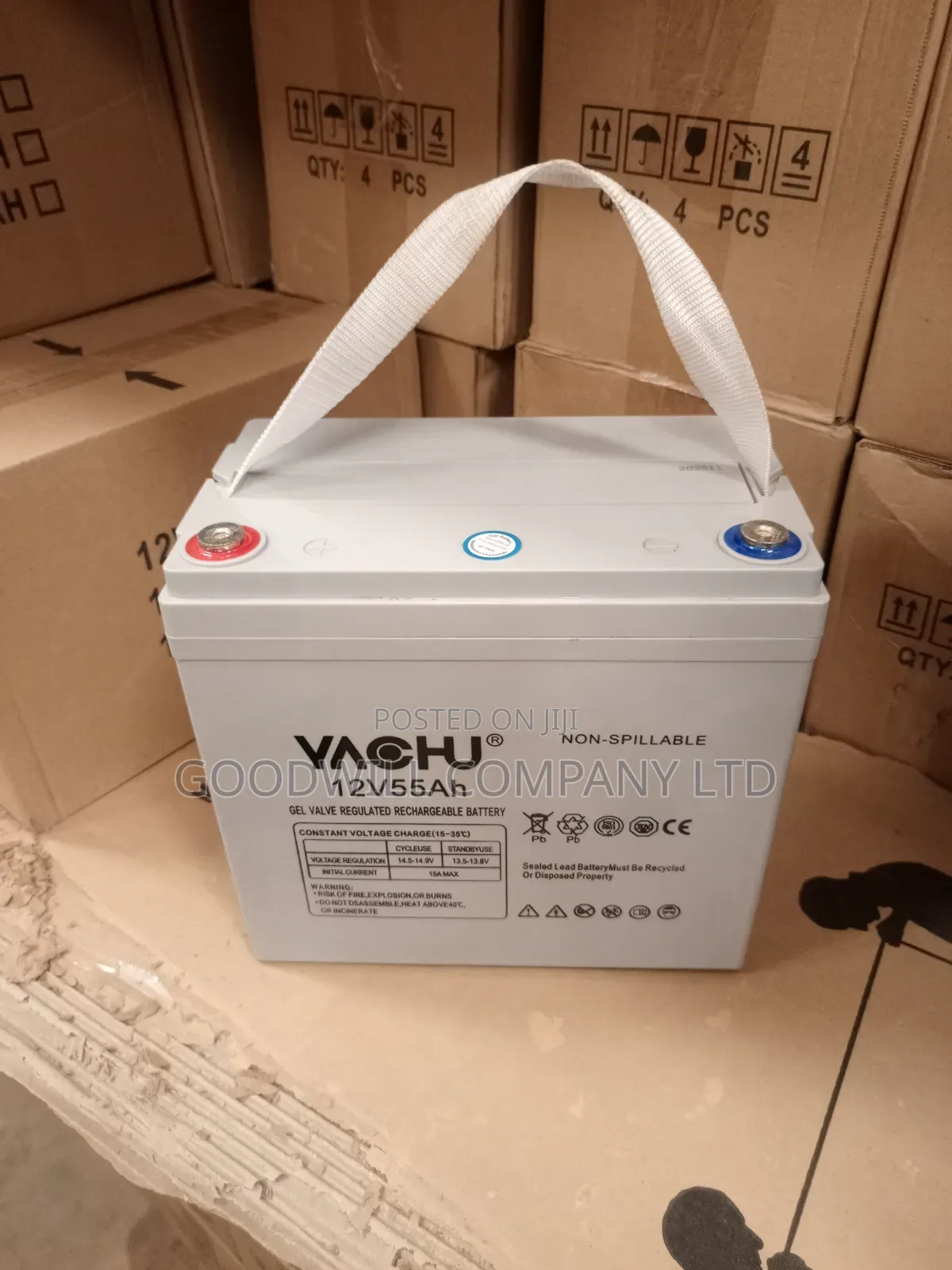 55ah 12v Non Spillable Solar Battery