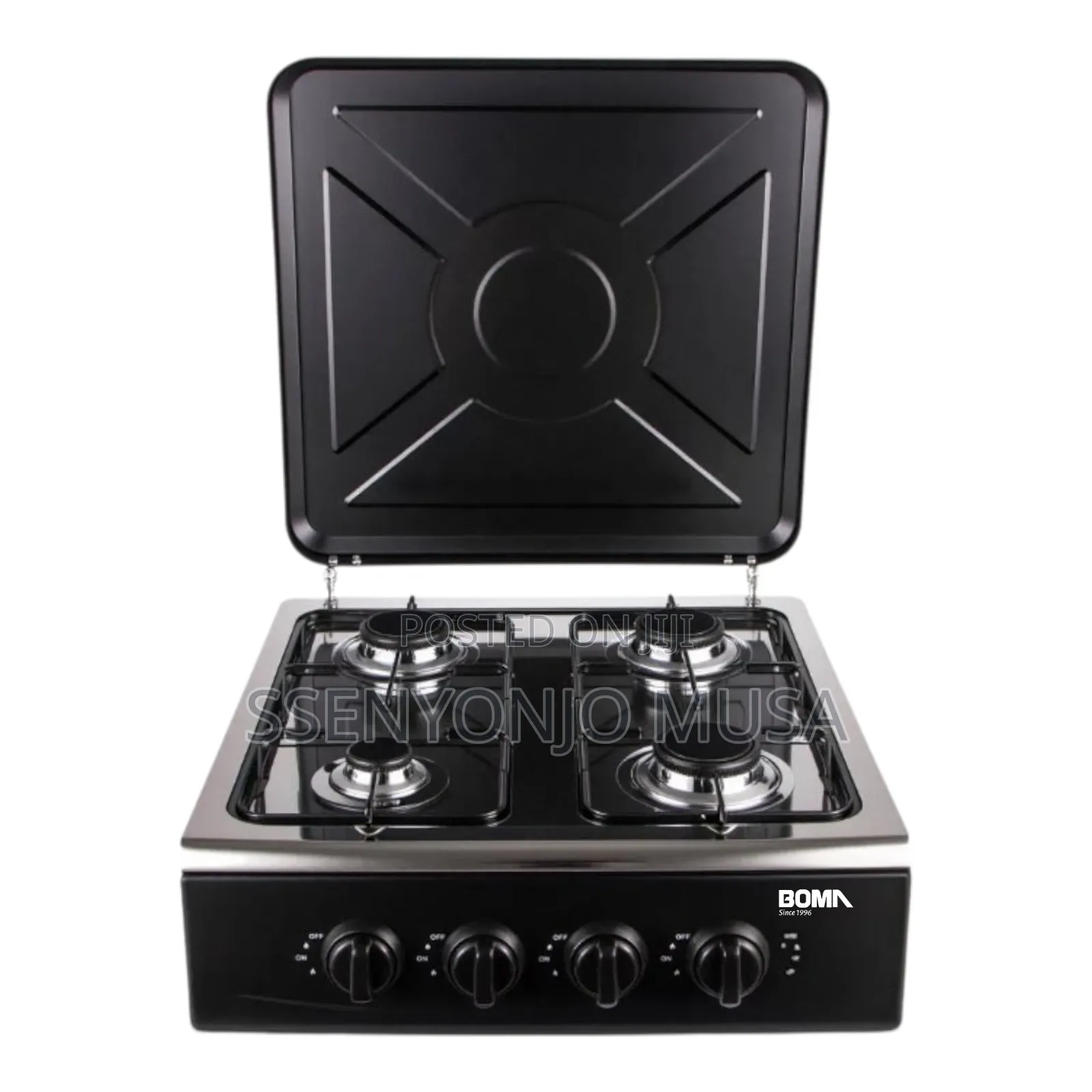 Boma Gas Stove 4 Burner Fully Gas 50×50cm With Stand – Auto Ignition