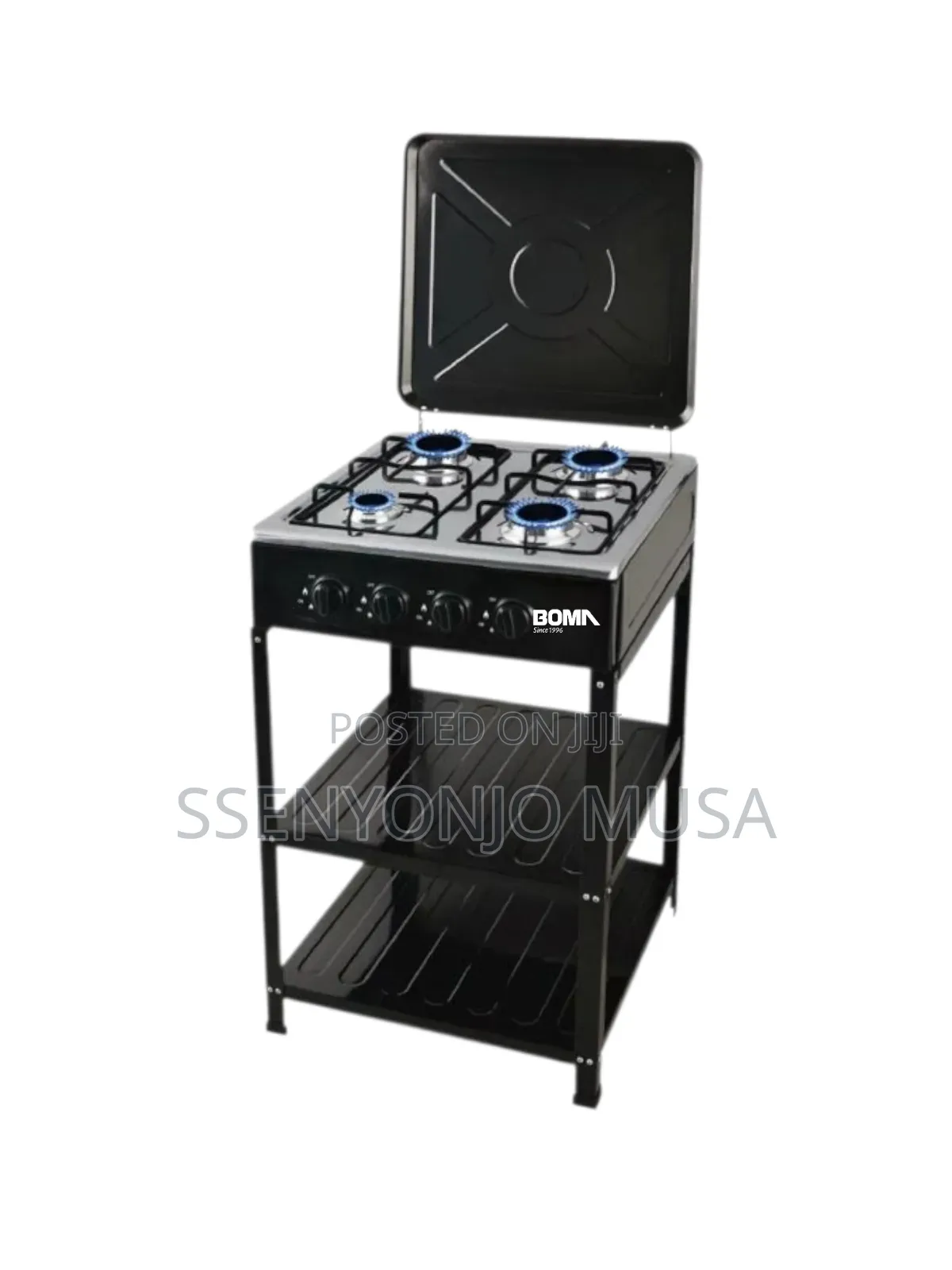Boma Gas Stove 4 Burner Fully Gas 50×50cm With Stand – Auto Ignition