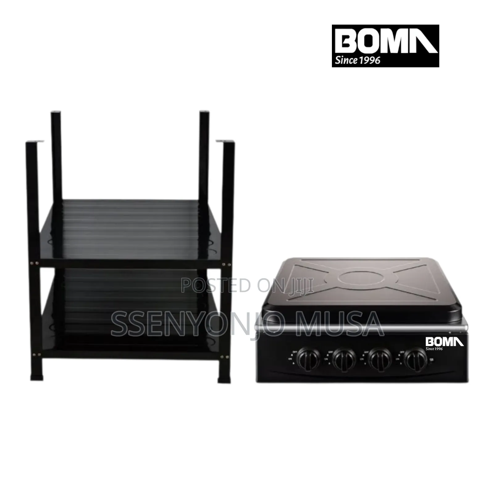 Boma Gas Stove 4 Burner Fully Gas 50×50cm With Stand – Auto Ignition