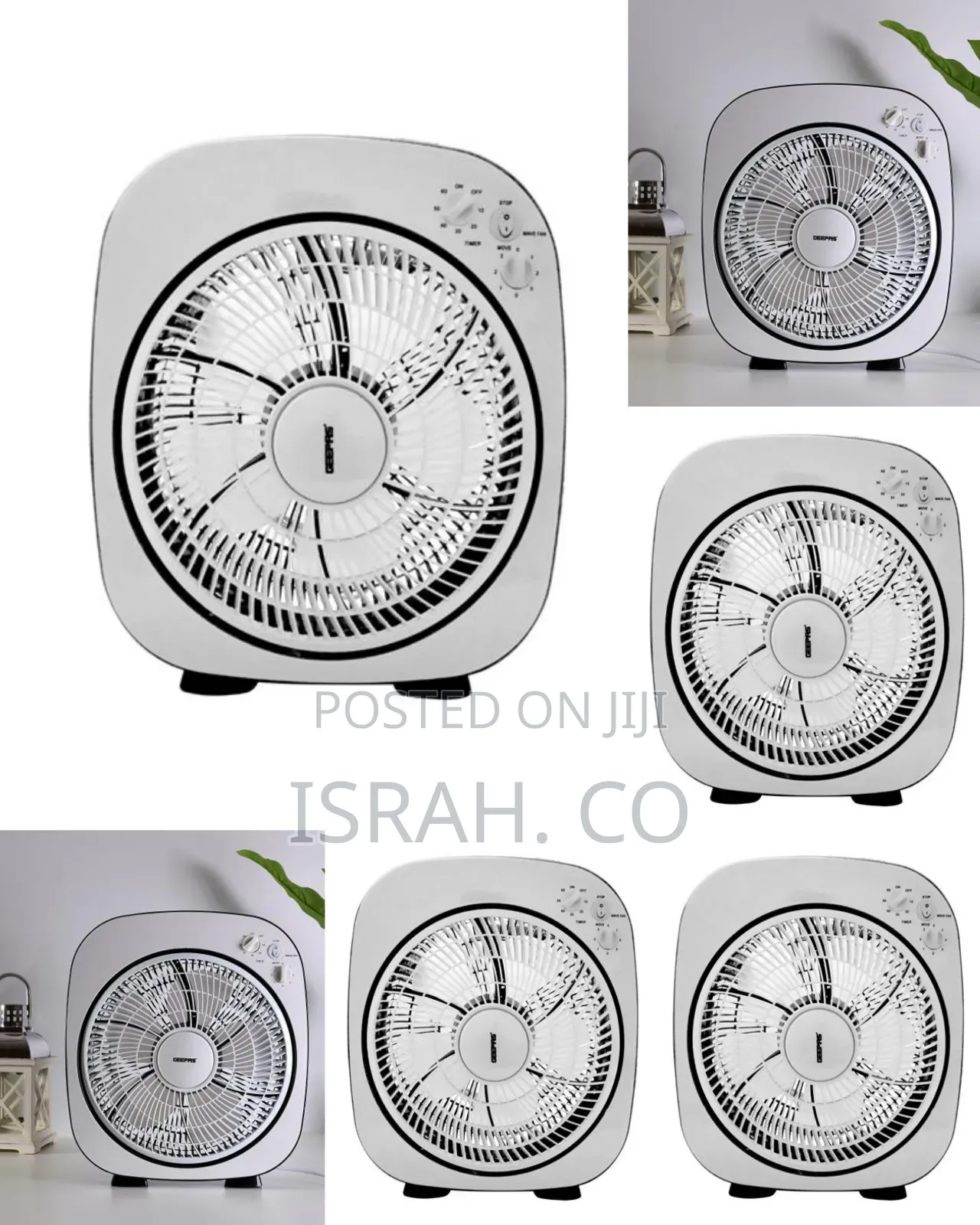 Personal Desk Fan With 45 W Powerful Copper Motor Gf926 Geepas