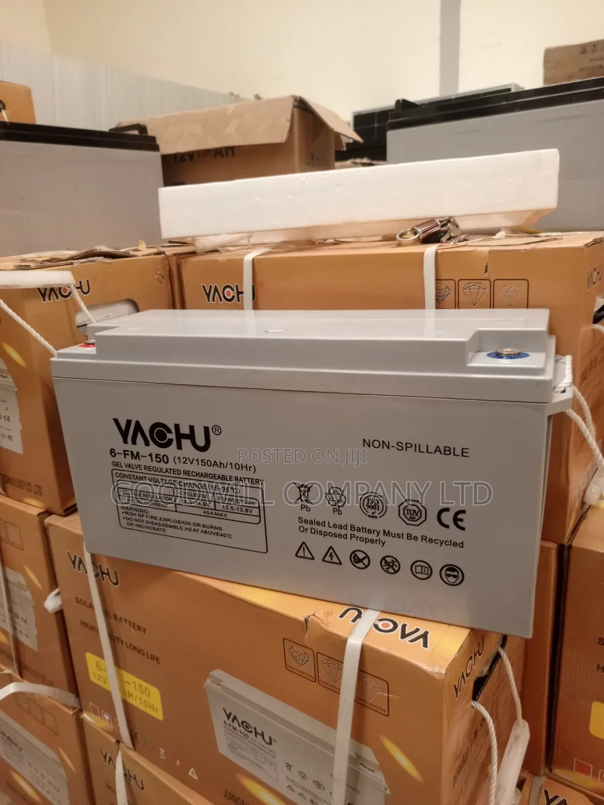 150ah 12v Non Spillable Solar Battery