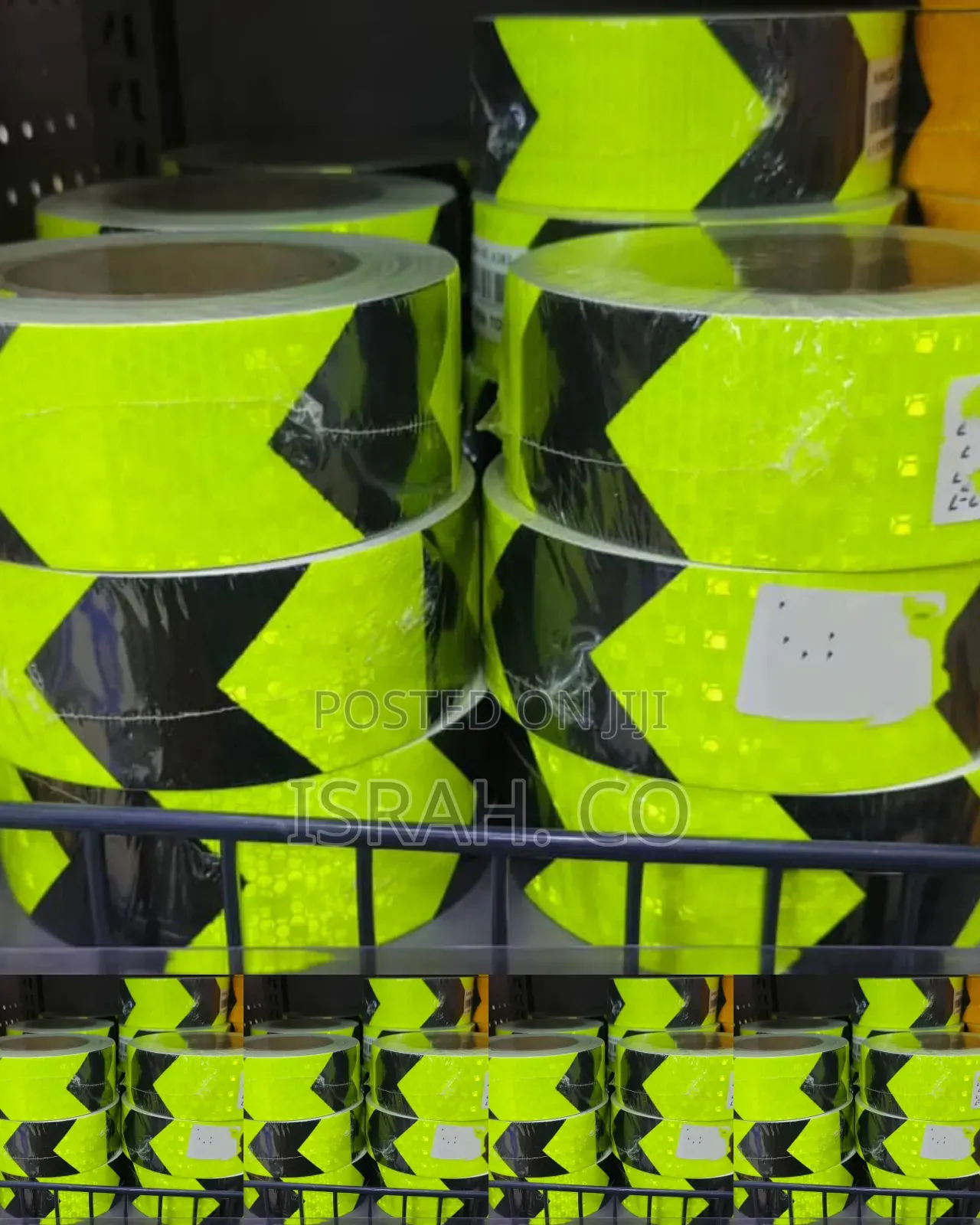 Green Caution Warning Tape