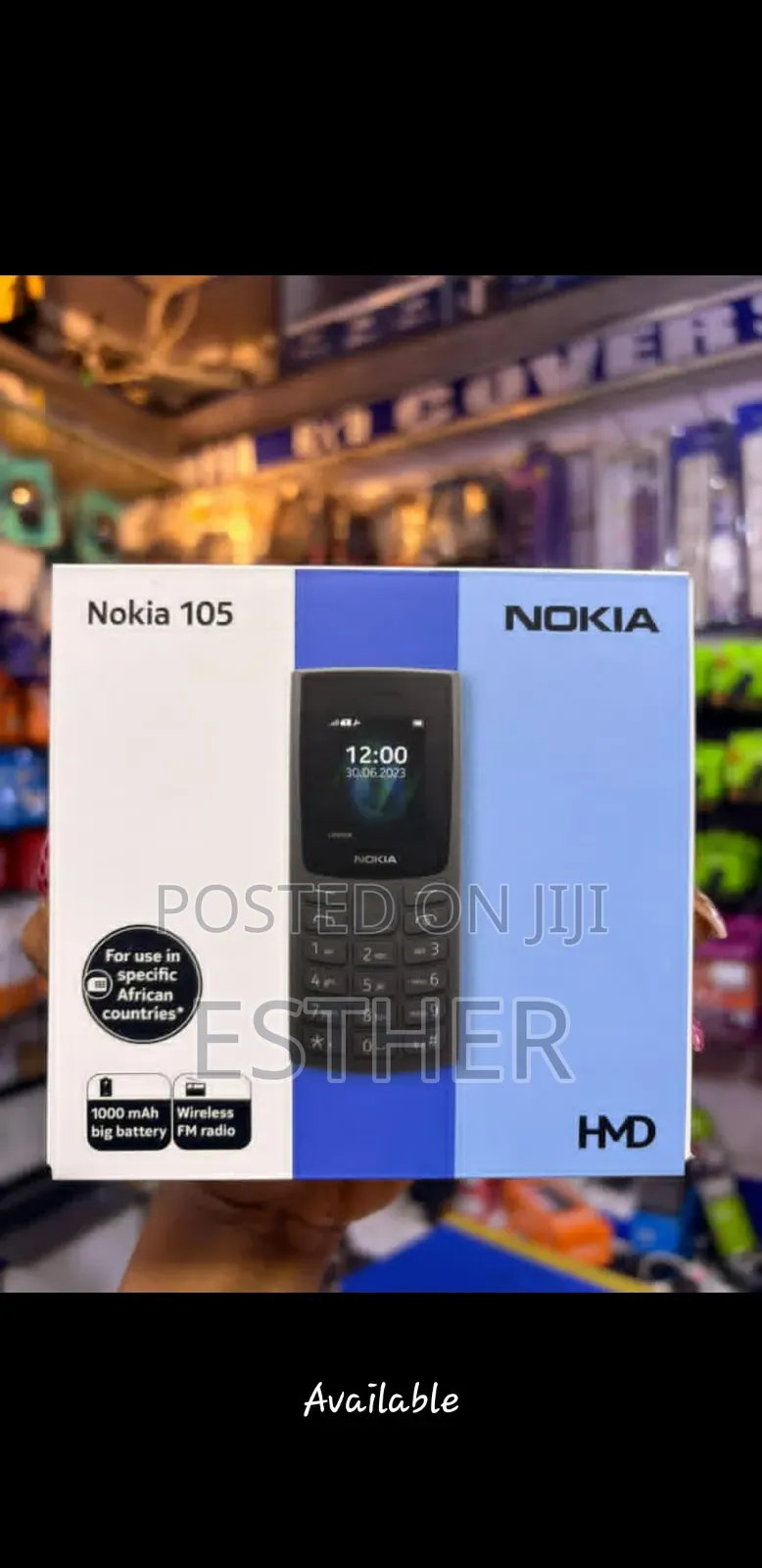 New Nokia 105 4G Black