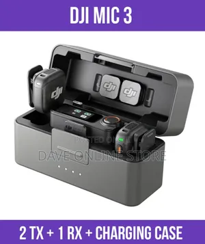 Dji Mic 3 Wireless Lavalier Mic 1tx 1rx 2tx 1rx Kit With Charging Case