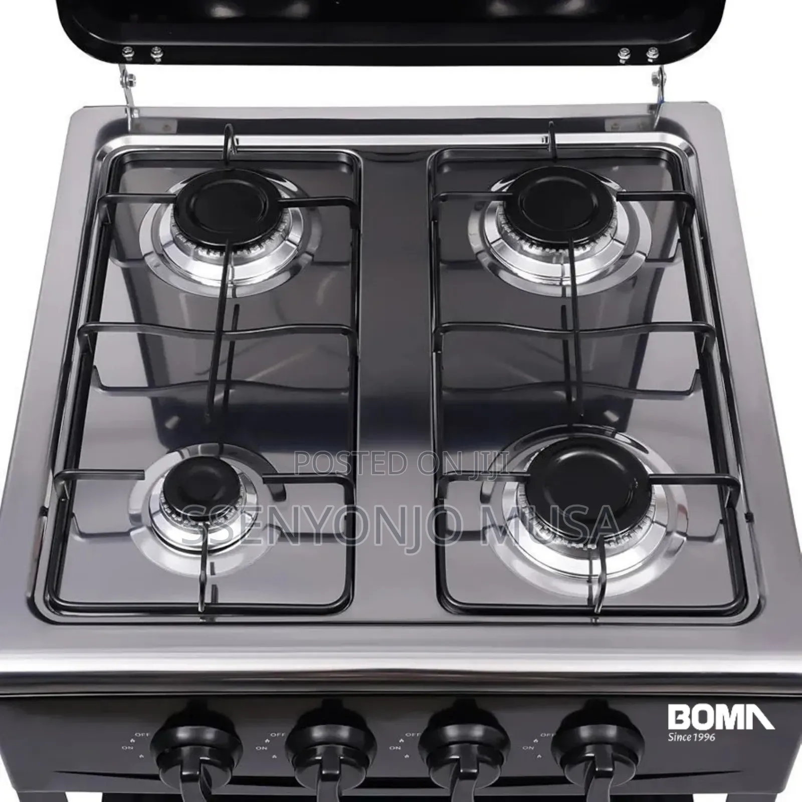 Boma Gas Stove 4 Burner Fully Gas 50×50cm With Stand – Auto Ignition