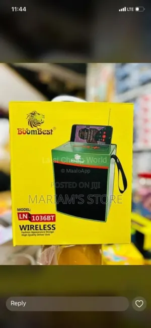 Boom Best Portable Wireless Speaker, Specifically Model Ln-1036bt.