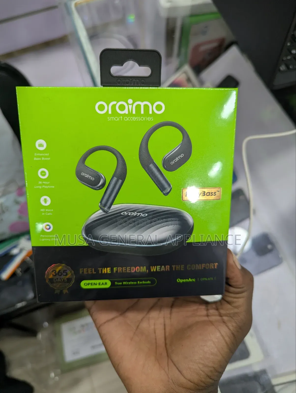 Oraimo Openarc Open-ear Wireless Earbuds,