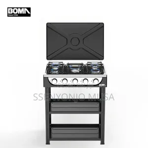 Boma Gas Stove 5 Burner 50×60cm Cooker With Shelves – Auto Ignition