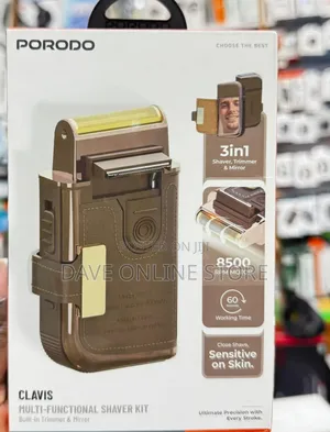 Porodo Clavis Multi-Functional Shaver Kit