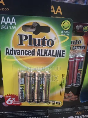 Pluto Advanced Alkaline Aa Non Rechargeable Batteries 4pcs