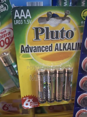 A Box of Pluto Advanced Alkaline Aaa 48- Non Rechargeable Batteries