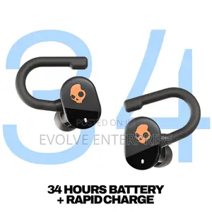 Skullcandy Push Play Active in-Ear Wireless Earbuds, 34 Hr Battery