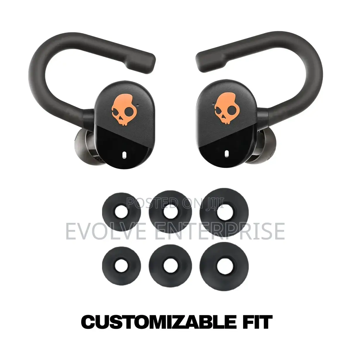 Skullcandy Push Play Active in-Ear Wireless Earbuds, 34 Hr Battery