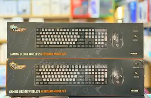 Porodo Gaming Design Wireless Keyboard and Mouse Set 2.4ghz 1600 Dpi