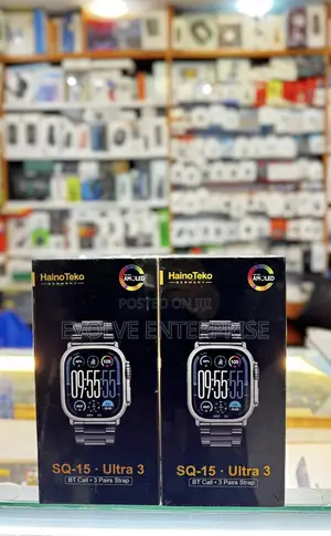 Haino Teko Sq15 Ultra 3 3 Pairs Strap Smart Watch