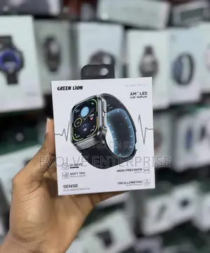 Green Lion Sense Ecg Smart Watch - Black