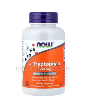 Now L-Tryptophan 500mg 60capsules