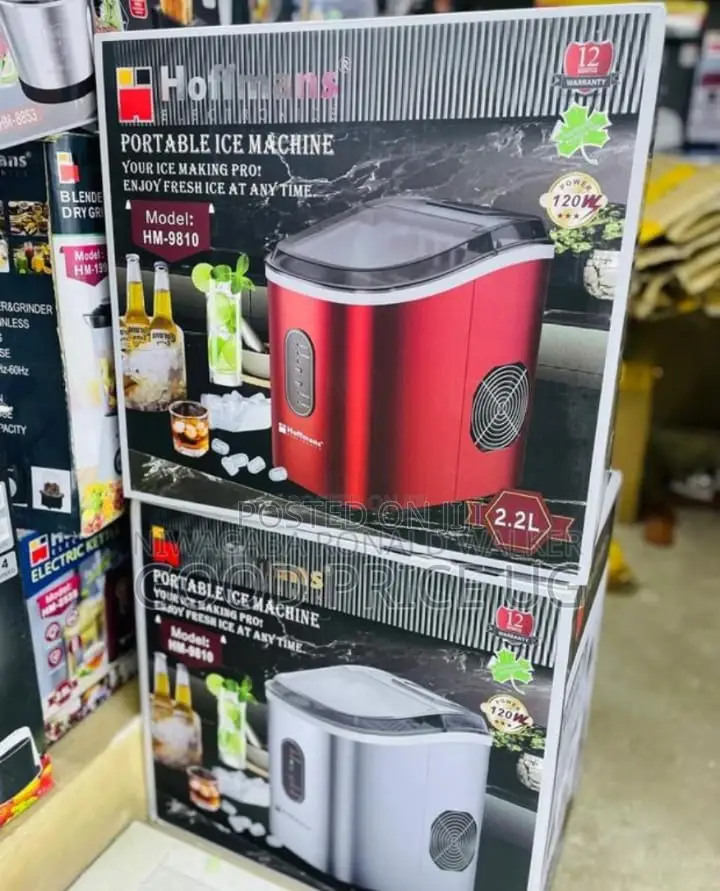 Hoffmans 2.2l Portable Ice Maker Machine,