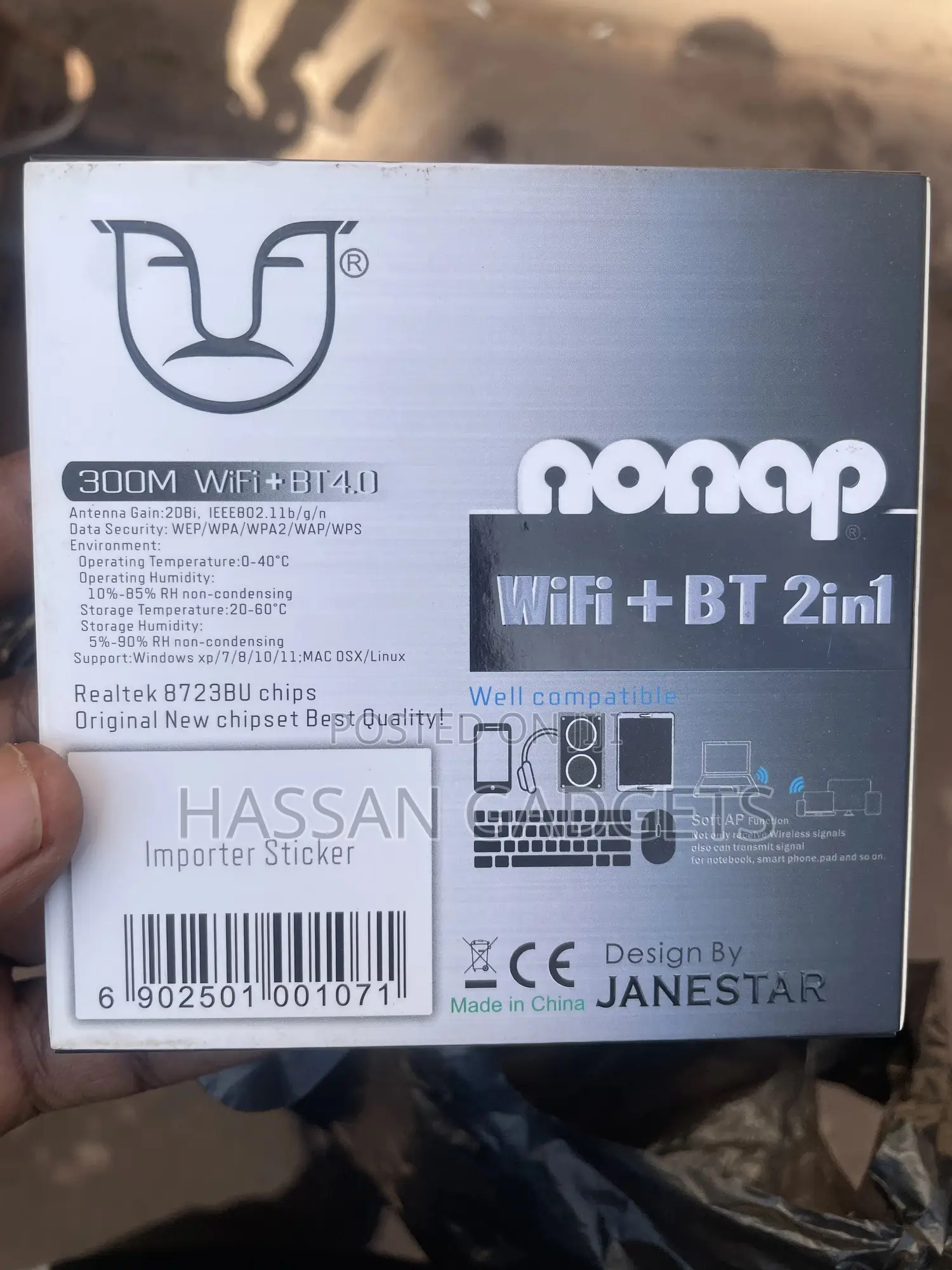 2in-1 Usb Wifi Bluetooth Adapter - -Band, Wifi Bluetooth Adapter