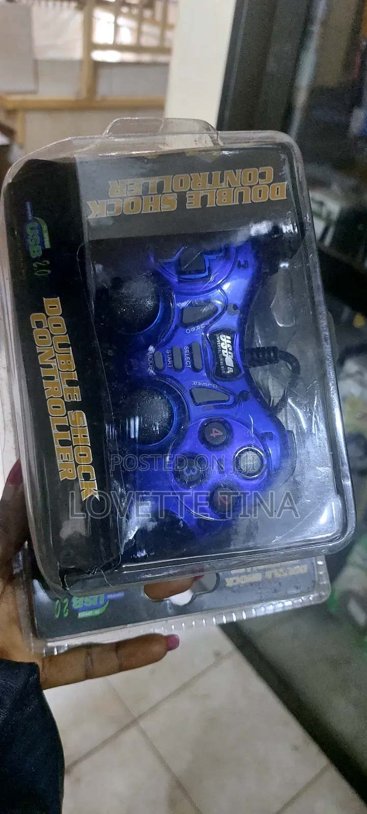 Usb Double Shock Controller Single Original