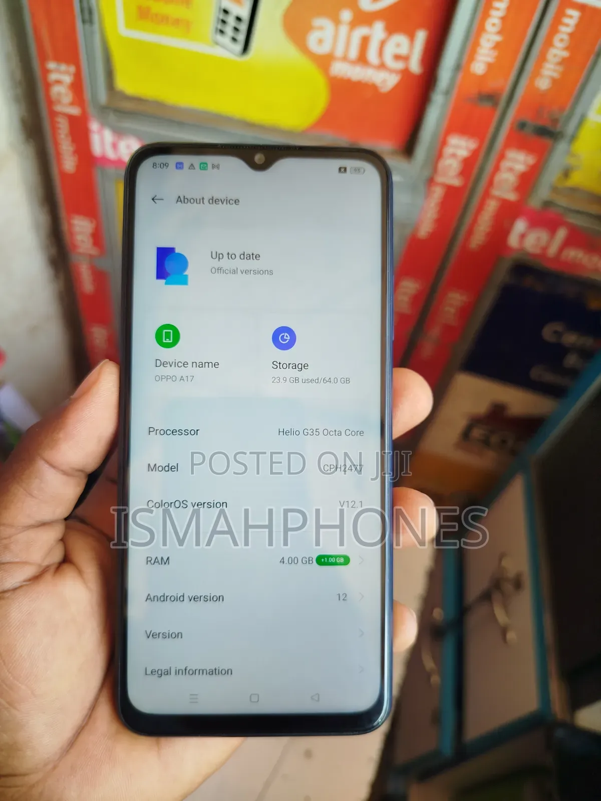 Oppo A17 64 GB Blue