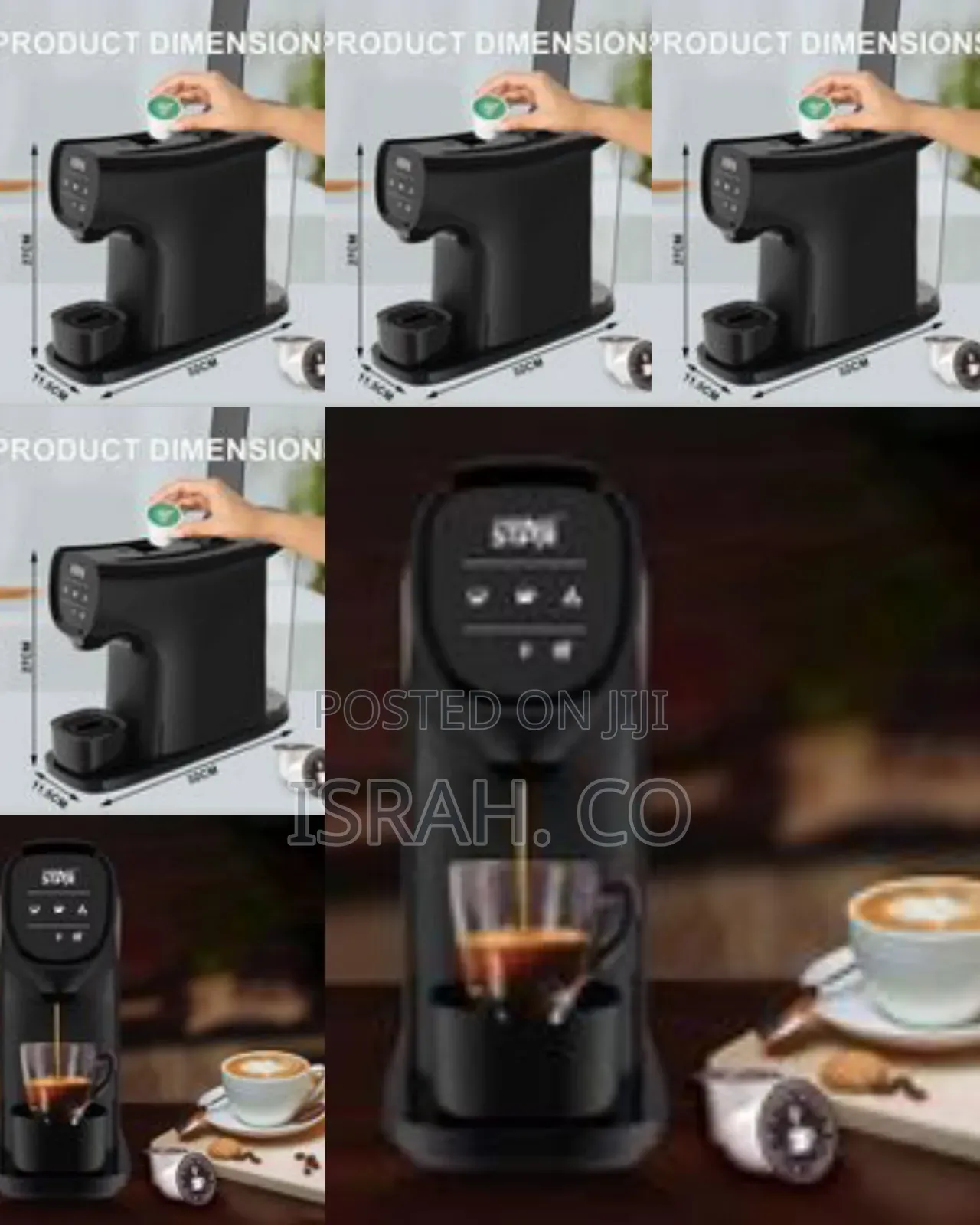 Winning Star Portable Espresso Home Cup Making Black Electric