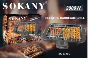 Sokany Electric Barbecue Grill - 2000w With Adjustable Temperature
