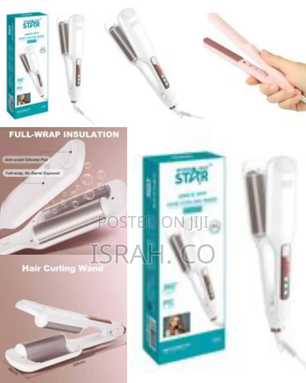 Winning Star Ac100v-240v Hair Straightener Flat Iron Temperature