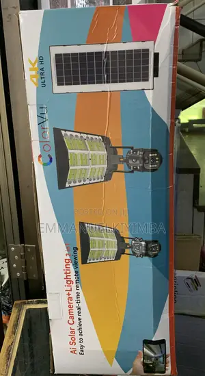 Solar Powered Camera With Light