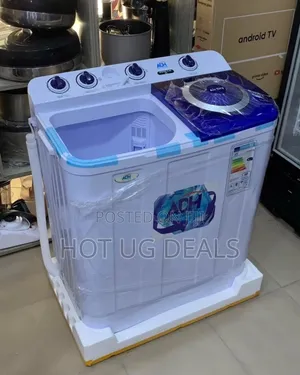 Adh 7kg Twin Tub / Top Loader Washing Machine - White (3yrs Wrty)