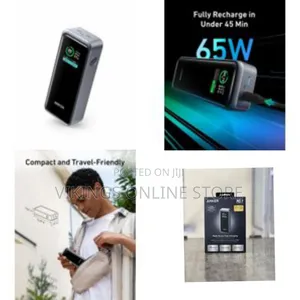 Anker Prime Power Bank, Powercore Ganprime 12,000 Mah 2-Port Portable