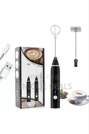 Milk Frother, Rechargeable Multifunctional Electric Foam