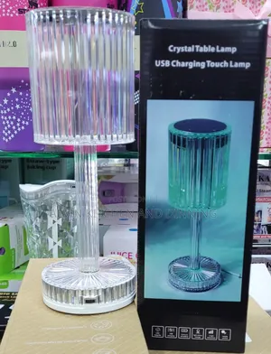 Rechargeable Crystal Table Lamp