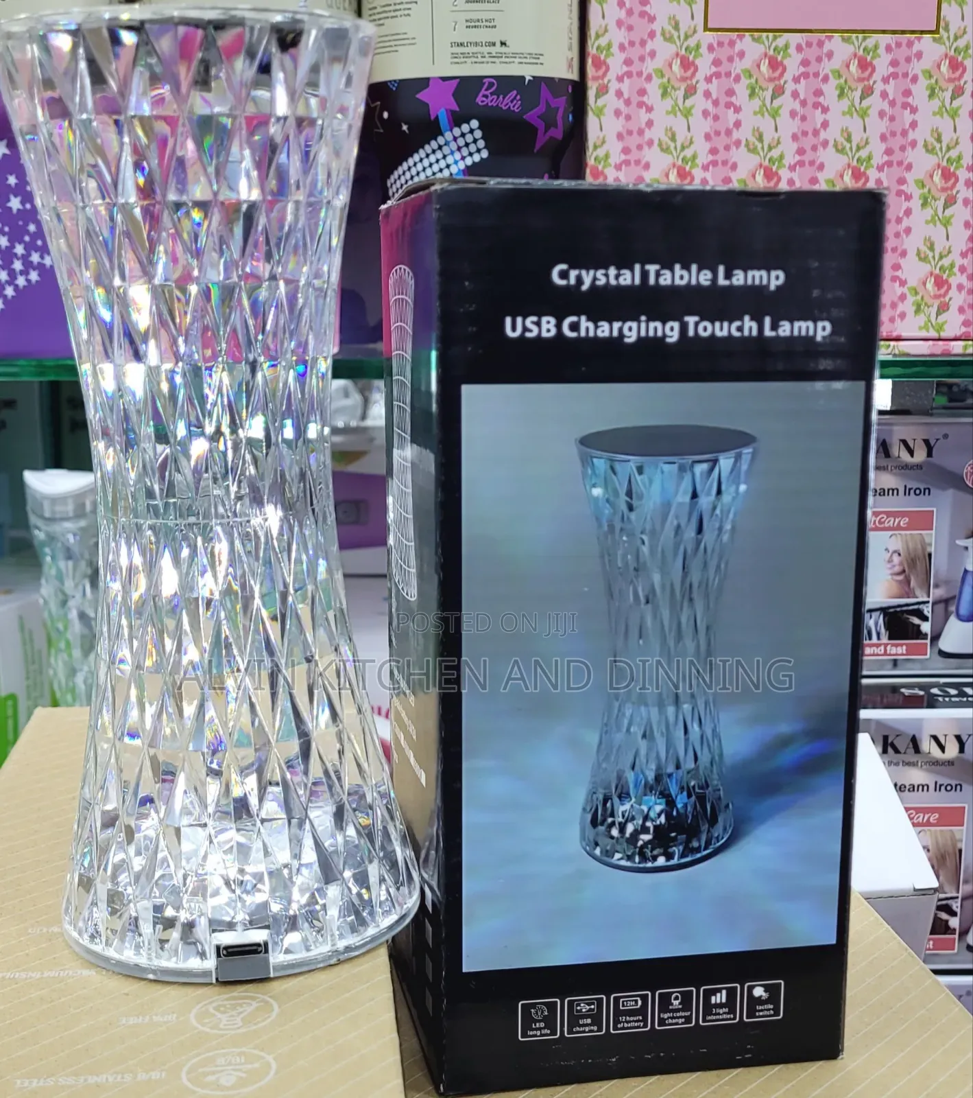Rechargeable Crystal Lamp