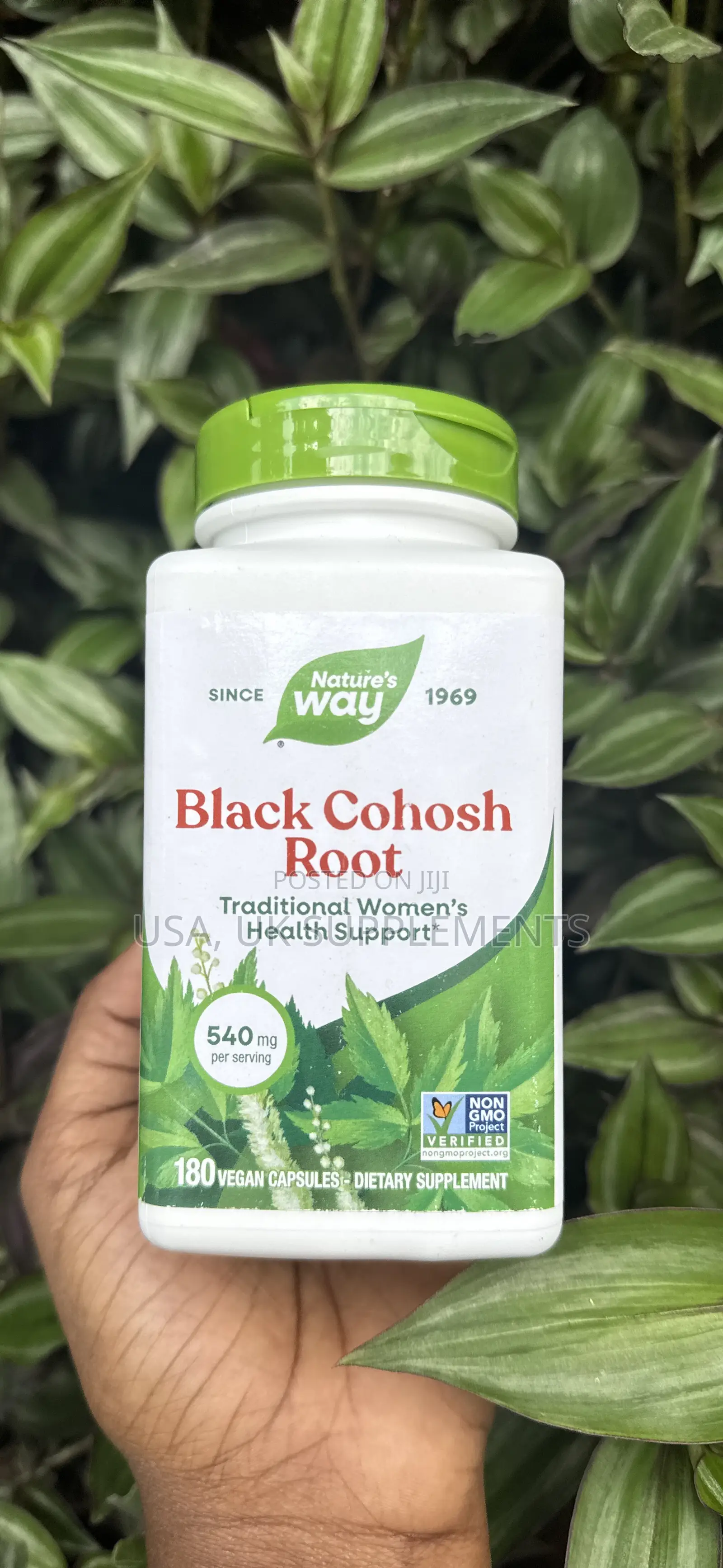 Nature’S Way Black Cohosh Root 540mg 180vegan Capsules
