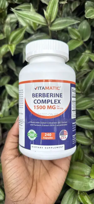Vitamatic Berberine Complex 1500mg 240capsules
