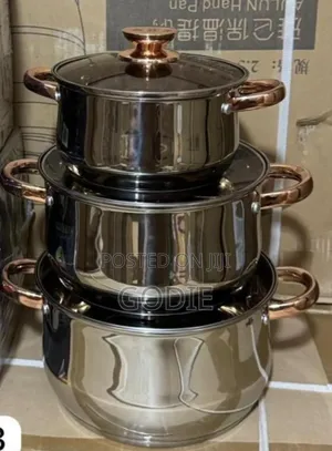 6-Piece Stainless Steel Cookware Set
