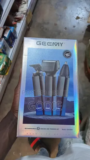 3-in-1 Rechargeable Shaver and Trimmer Set.