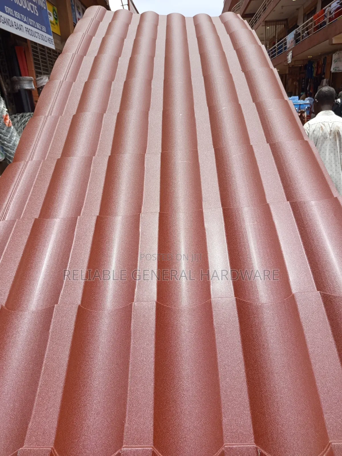 Roman Tile Ironsheets Uganda Baati Brick Red G.28 Mat