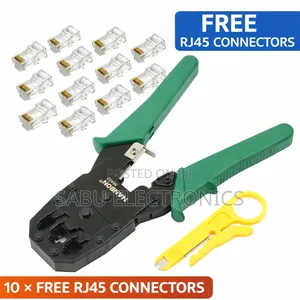 3-in-1 Network Crimping Tool Lan Cable + 10 Free Rj45 Connectors